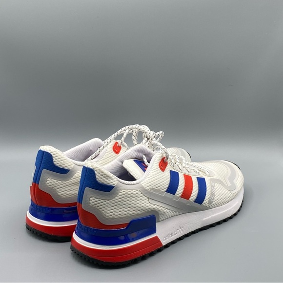 ADIDAS Shoes ZX 750 White COLLEGIATE ROYAL RED Running - Picture 3 of 4